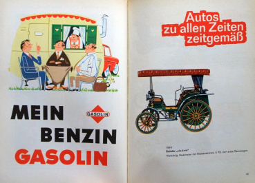 Gasolin Tips "Autofibel fuer Rast und Reise" Gasstation-Handbook 1963 (10441)